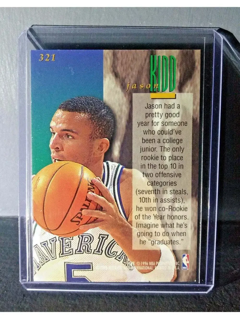 1995-96 Jason Kidd #321 Ultra Encore Basketball Card
